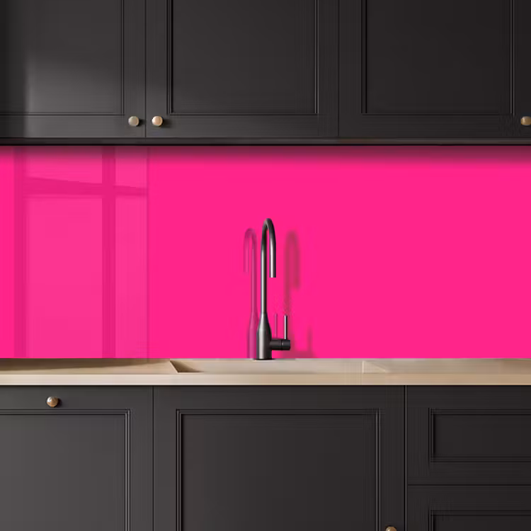 Hot - Fuchsia - Roze keuken achterwand 2 middel 871 -sfeer1