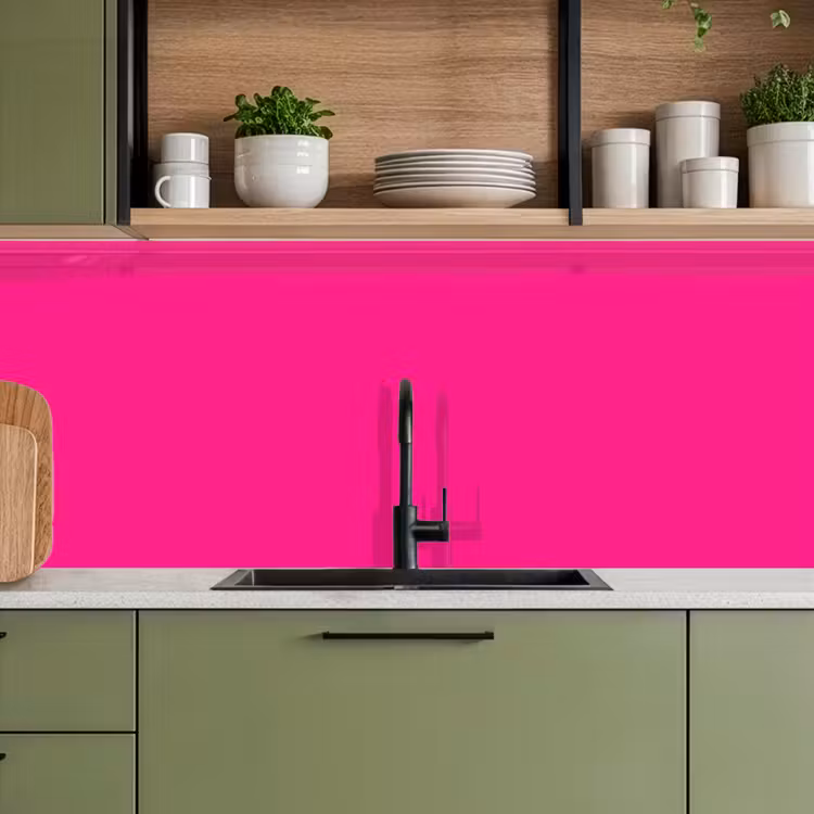 Hot - Fuchsia - Roze keuken achterwand 2 middel 871 -sfeer3