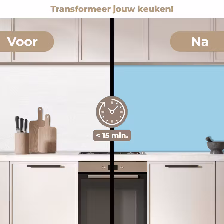 Ice - Blue - Blauw keuken achterwand 2 middel 871 -voor-na2_NL