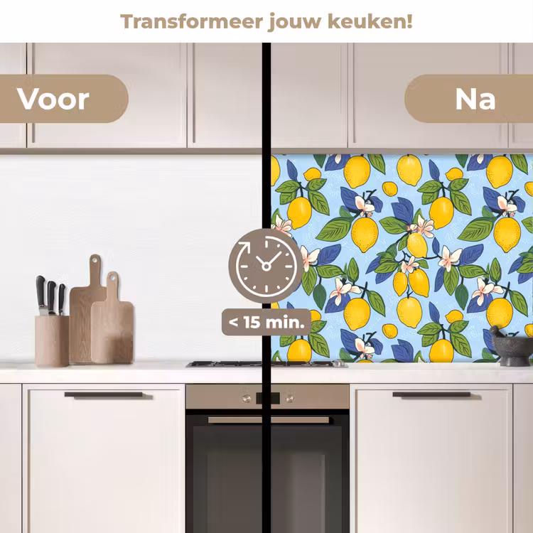 Illustratie - Citroen - Patroon keuken achterwand 2 middel 871 -voor-na2_NL