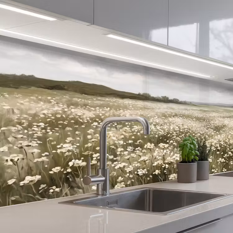 Illustratie - Landschap - Wit keuken achterwand 2 middel -3d_schuin