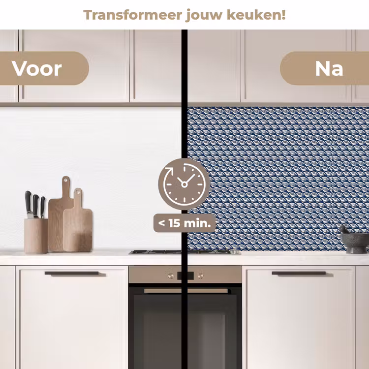 Japan - Blauw - Wit - Patronen keuken achterwand 2 middel 871 -voor-na2_NL