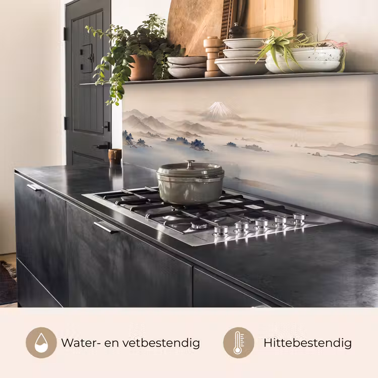Japans - Landschap - Beige keuken achterwand 2 middel -usp_NL