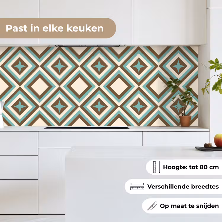 Jaren 50 - Ster - Design keuken achterwand 2 middel 871 -sfeer4_NL