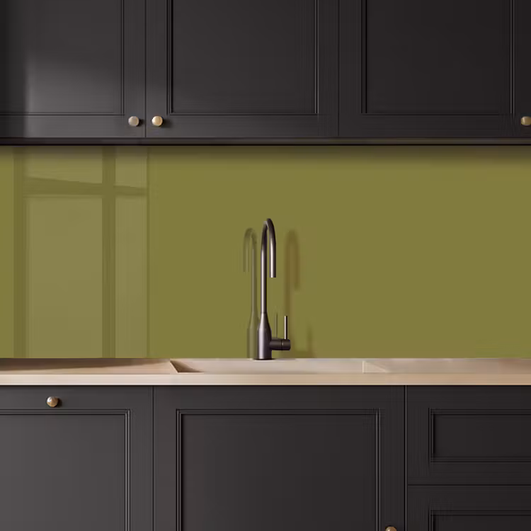 Juniper - Groen - Organisch keuken achterwand 2 middel 871 -sfeer1