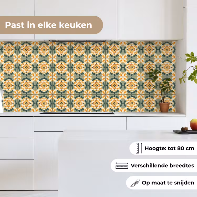 Keramiek - Verweerd - Kleurrijk keuken achterwand 2 middel 871 -sfeer4_NL