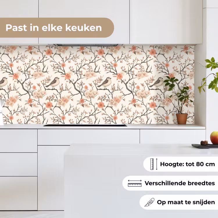 Kersenbloesem - Mus - Roze keuken achterwand 2 middel 871 -sfeer4_NL