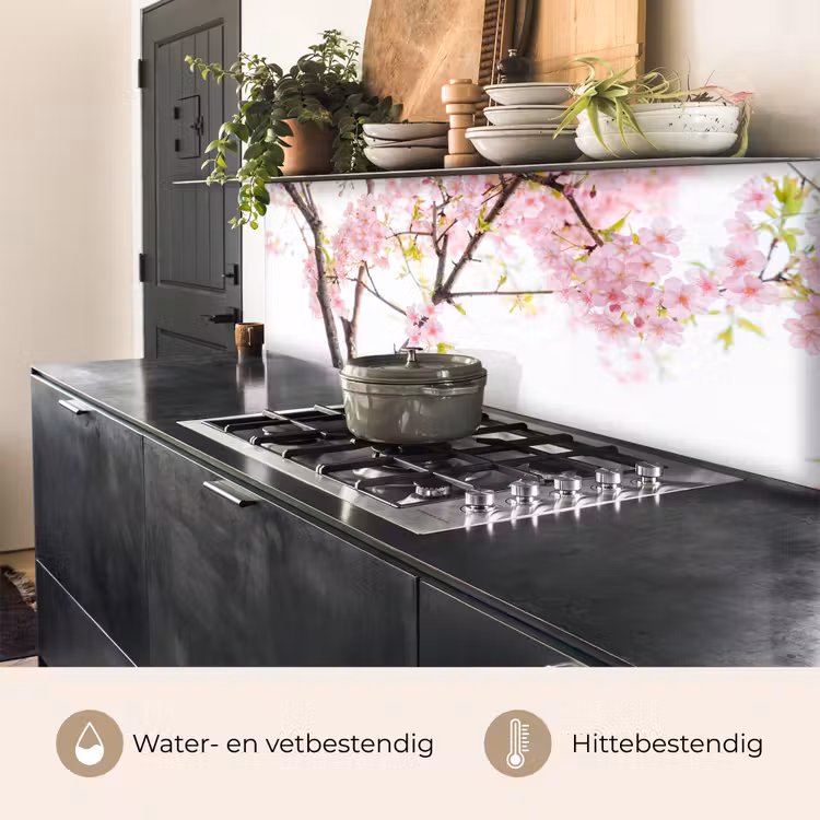 Kersenbloesem - Roze - Bloemen - Sakura - Natuur keuken achterwand 2 middel -usp_NL