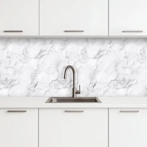 Klassiek - Marmer - Aders - Grijs keuken achterwand 2 middel 871 -3d