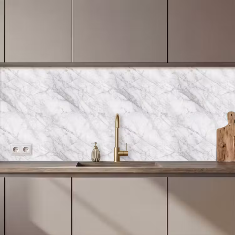 Klassiek - Marmer - Grijs keuken achterwand 2 middel 871 zz_3dshopping