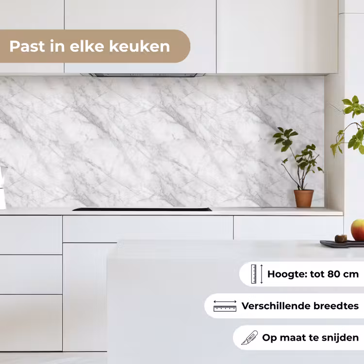 Klassiek - Marmer - Grijs keuken achterwand 2 middel 871 -sfeer4_NL