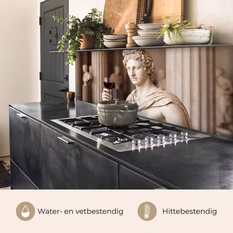 Klassiek - Marmer - Wijn keuken achterwand 2 middel -usp_NL