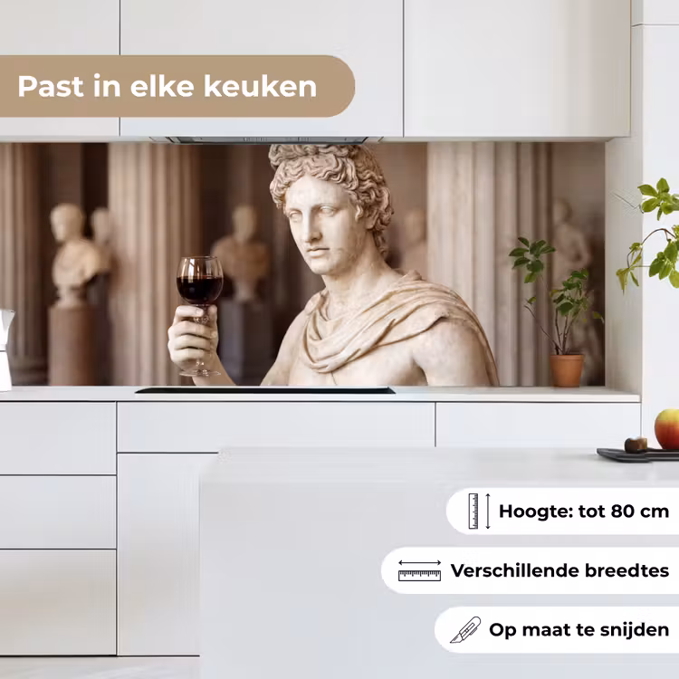 Klassiek - Marmer - Wijn keuken achterwand 2 middel -sfeer4_NL