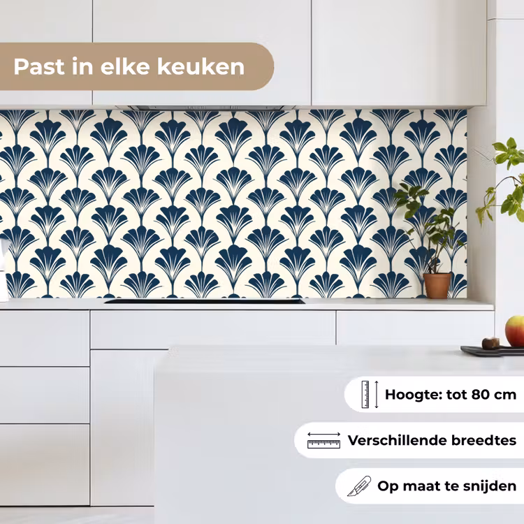 Klassiek - Motief - Blauw keuken achterwand 2 middel 871 -sfeer4_NL