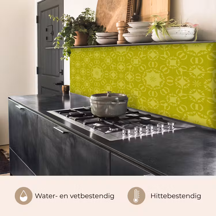 Kompas - Groen - Patronen keuken achterwand 2 middel 871 -usp_NL