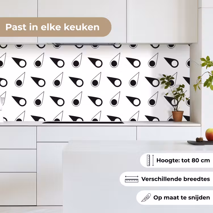 Kompas - Patronen - Reizen keuken achterwand 2 middel 871 -sfeer4_NL
