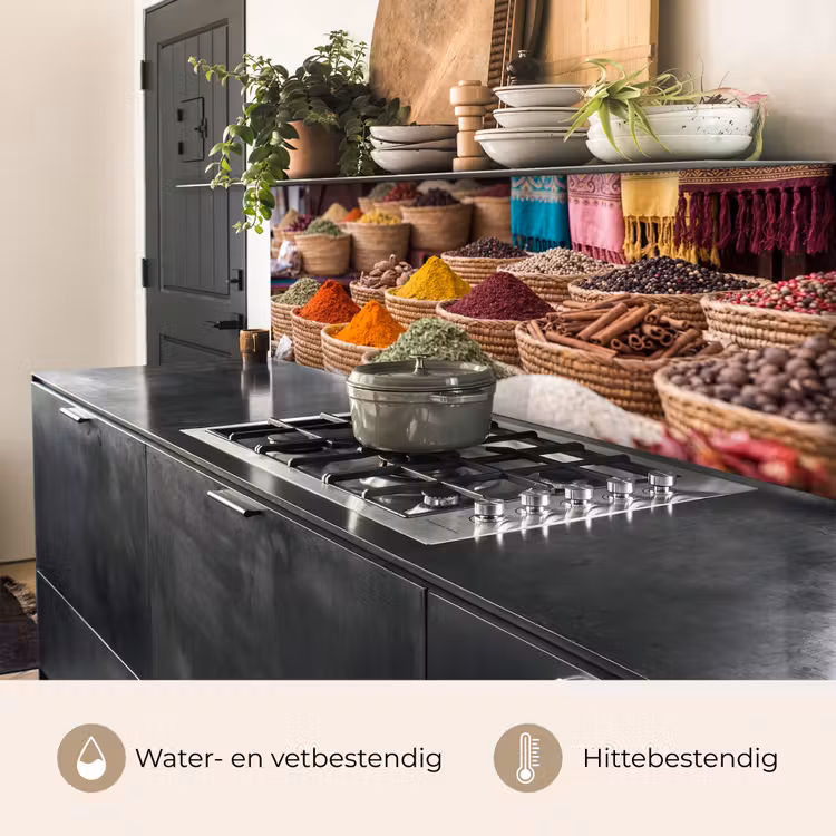 Keuken achterwand - Kruiden - Manden - Oosters - Kruiden - Manden - Oosters keuken achterwand 2 middel