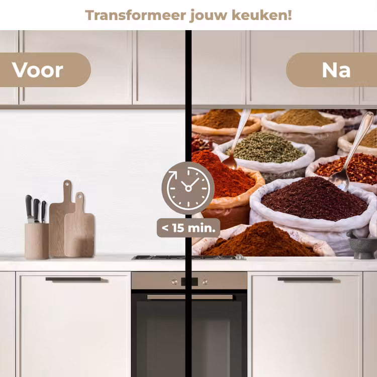 Keuken achterwand - Kruiden - Markt - Eten - Kruiden - Markt - Eten keuken achterwand 2 middel