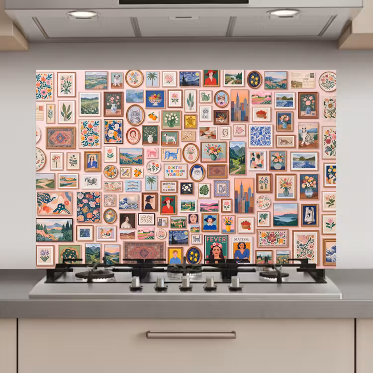 Kunst - Collectie - Decoratie - Modern - Kleurrijk keuken achterwand spatscherm klein -3d_website