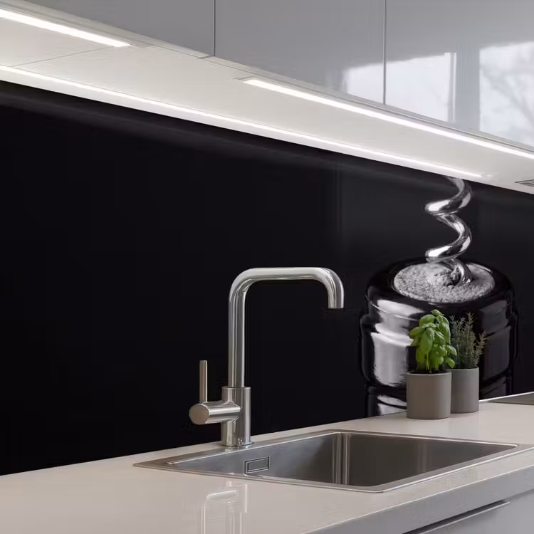 Kurkentrekker - Wijn - Zwart - Wit keuken achterwand 2 middel -3d_schuin