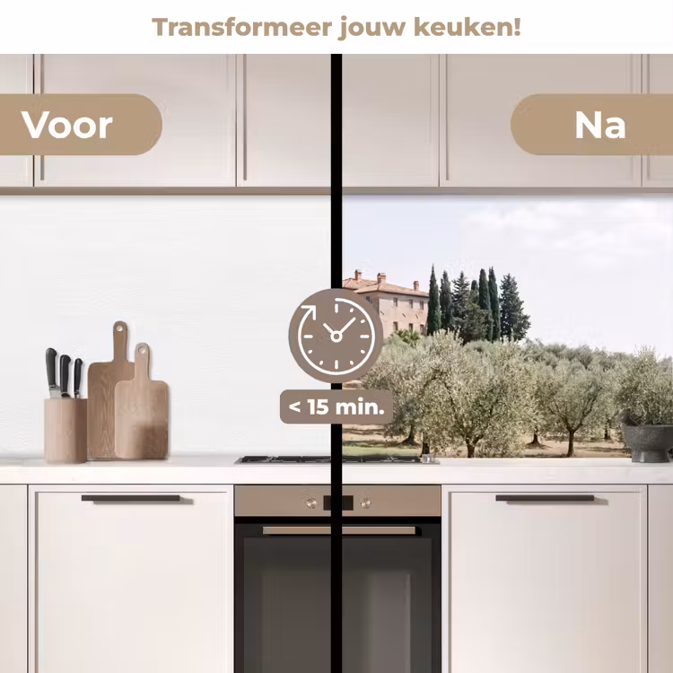 Keuken achterwand - Landhuis - olijfboom - gaard - Landhuis - olijfboom - gaard keuken achterwand 2 middel