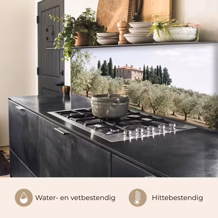 Keuken achterwand - Landhuis - olijfboom - gaard - Landhuis - olijfboom - gaard keuken achterwand 2 middel