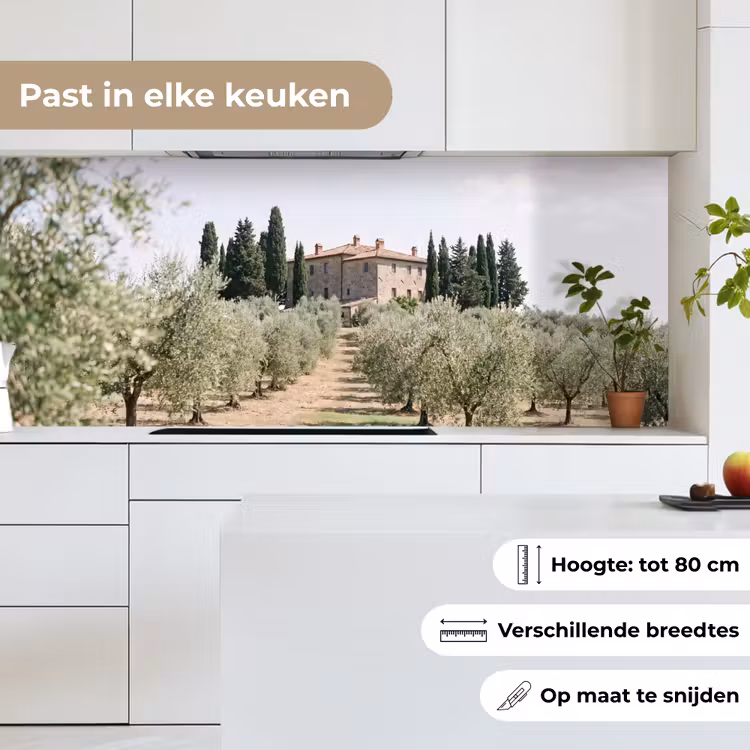 Keuken achterwand - Landhuis - olijfboom - gaard - Landhuis - olijfboom - gaard keuken achterwand 2 middel