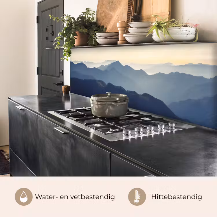 Landschap - Bergen - Groen - Natuur keuken achterwand 2 middel -usp_NL