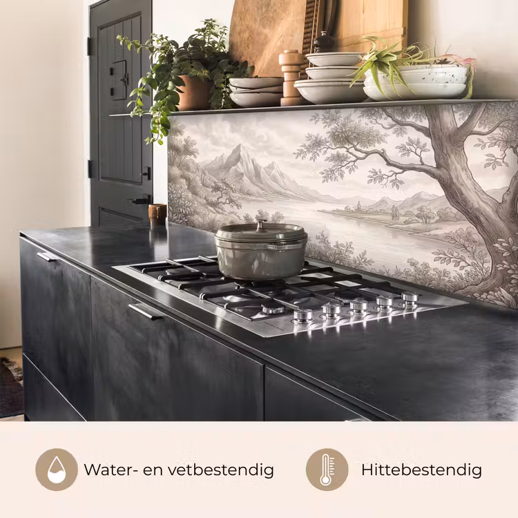 Landschap - Bergen - Meer - Natuur keuken achterwand 2 middel -usp_NL