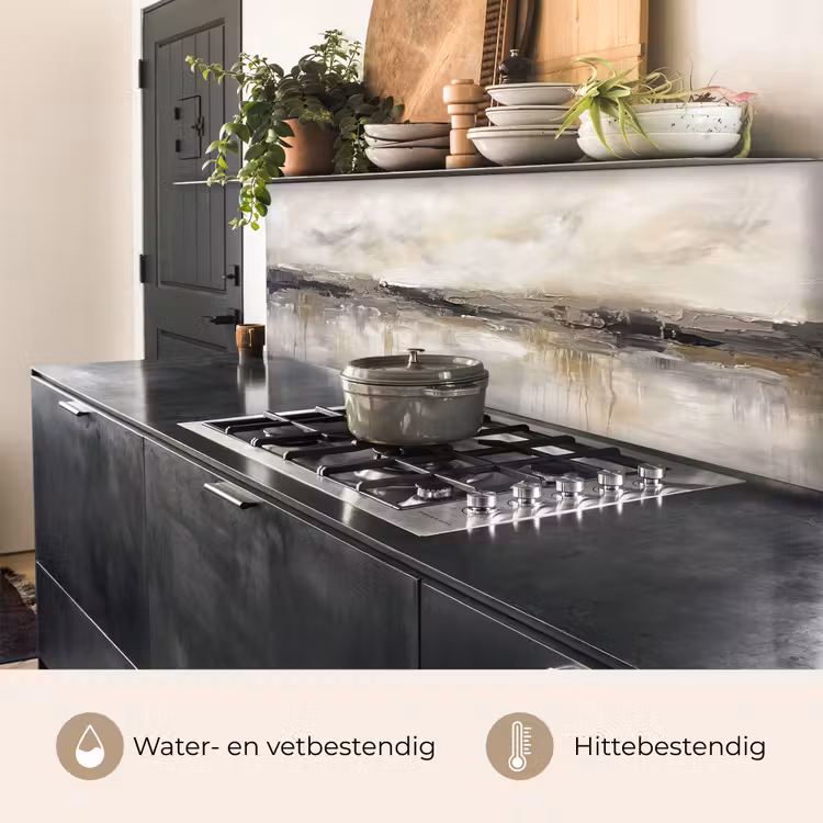 Landschap - Horizon - Natuur - Abstract - Neutraal keuken achterwand 2 middel -usp_NL