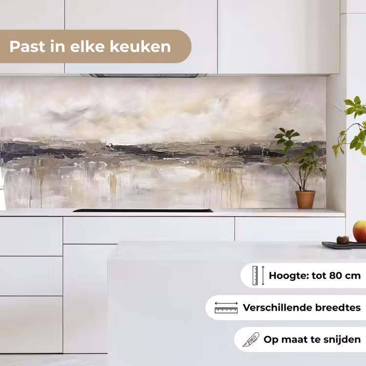 Landschap - Horizon - Natuur - Abstract - Neutraal keuken achterwand 2 middel -sfeer4_NL