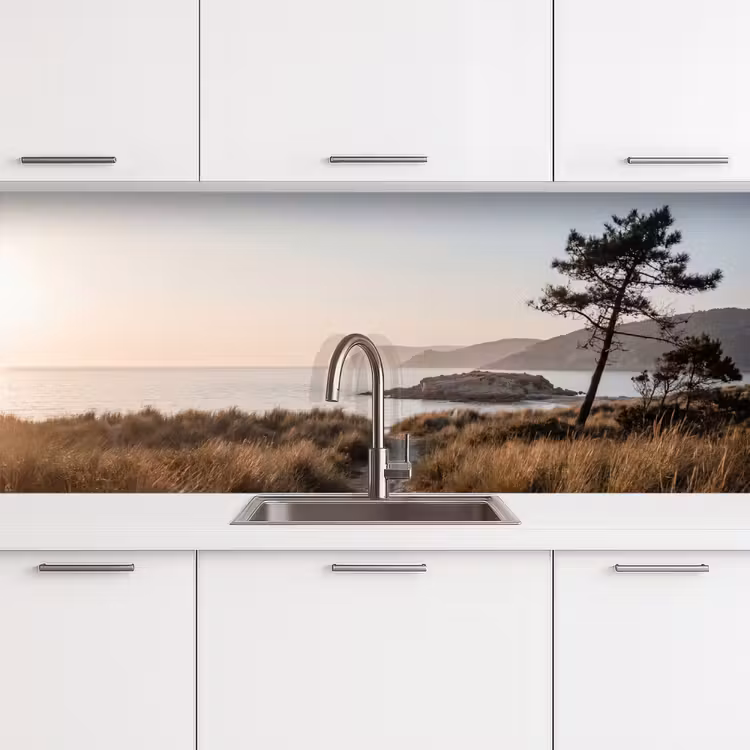 Landschap - Kust - Duinen keuken achterwand 2 middel -3d