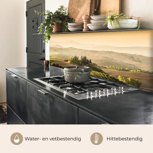 Landschap - Toscane - Ochtendlicht keuken achterwand 2 middel -usp_NL