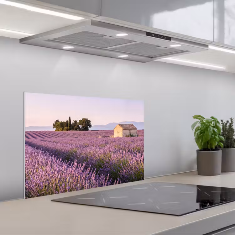 Lavendel - Landschap - Sereen - Paars keuken achterwand 2 middel -usp_NL