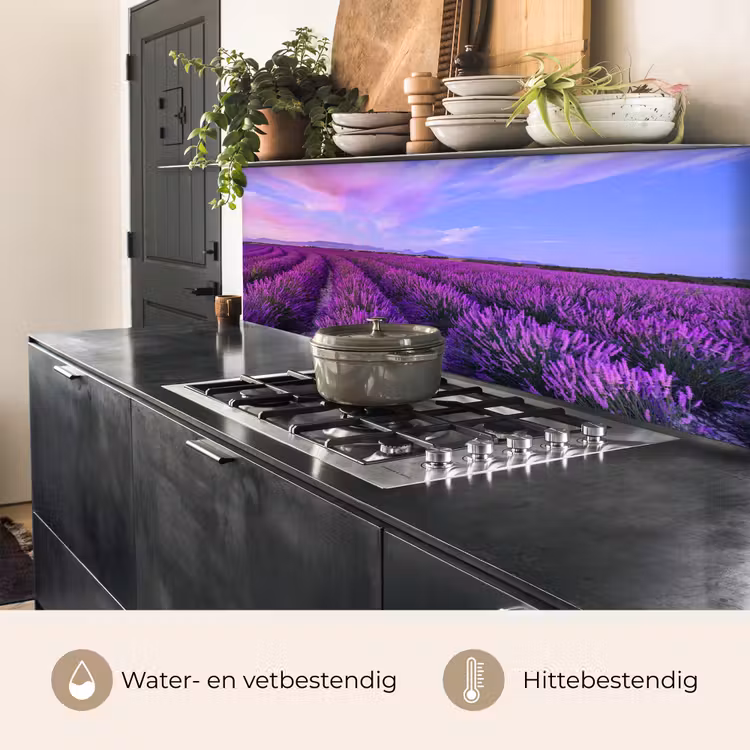 Lavendel - Paars - Bloemen - Natuur keuken achterwand 2 middel -usp_NL