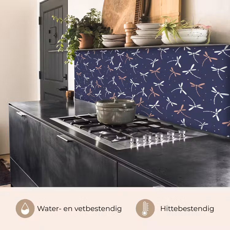 Libelle - Patronen - Pastel - Japans keuken achterwand 2 middel 871 -usp_NL