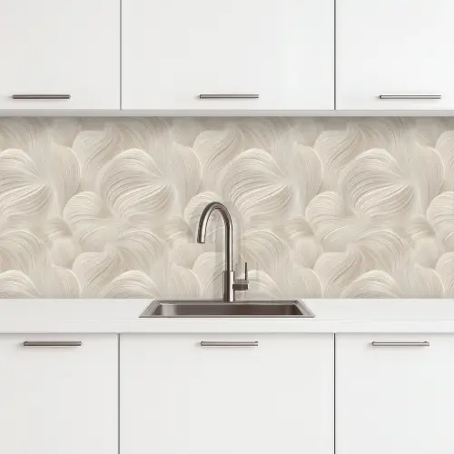 Lijnen - Waaier - Beige keuken achterwand 2 middel 871 -3d