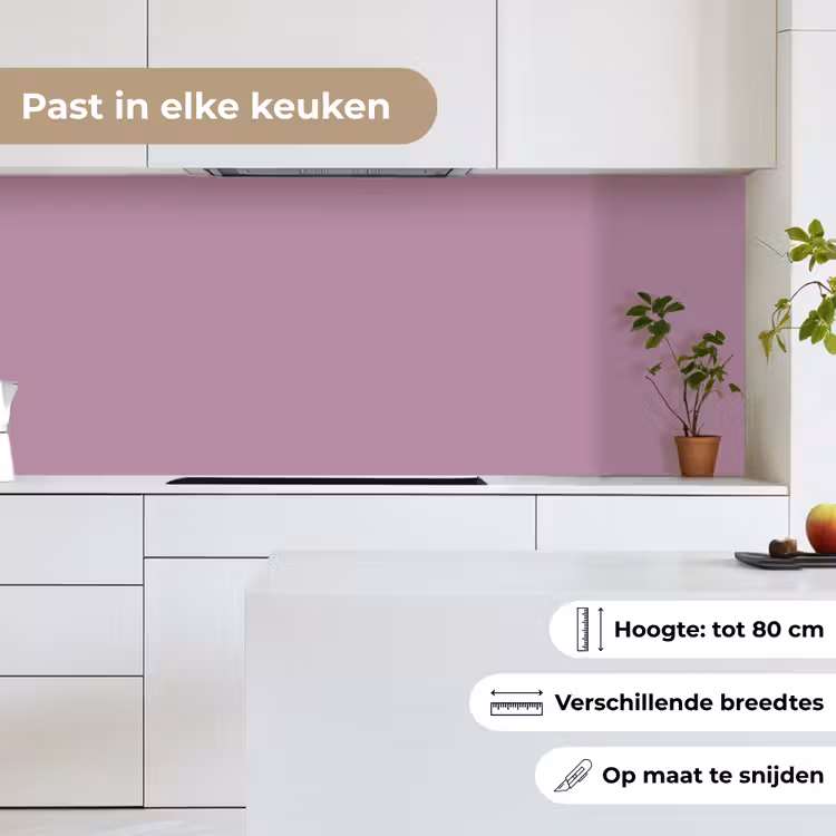 Lilac - Paars - Mauve keuken achterwand 2 middel 871 -sfeer4_NL