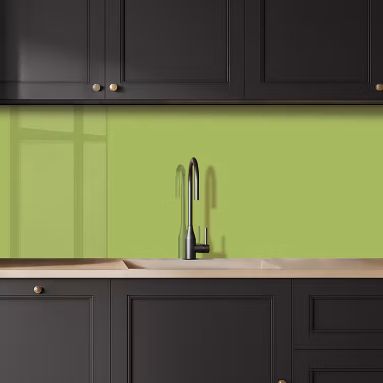 Lime - Glow - Groen keuken achterwand 2 middel 871 -sfeer1