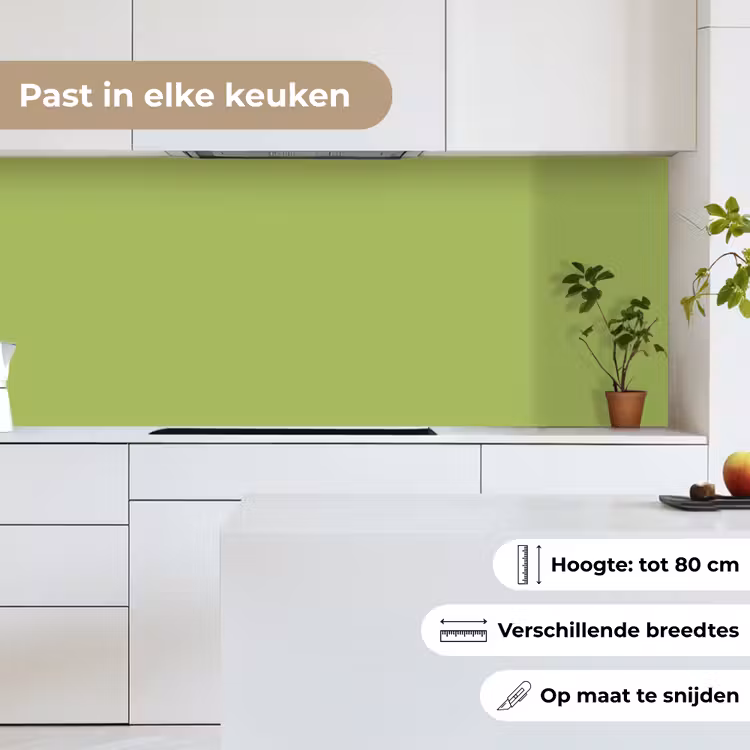 Lime - Glow - Groen keuken achterwand 2 middel 871 -sfeer4_NL