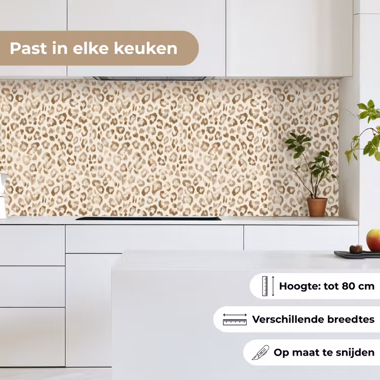 Luipaard - Klassiek - Beige keuken achterwand 2 middel 871 -sfeer4_NL