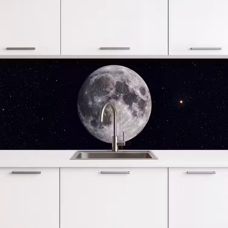 Keuken achterwand - Maan - Sterren - Ruimte - Maan - Sterren - Ruimte keuken achterwand 2 middel