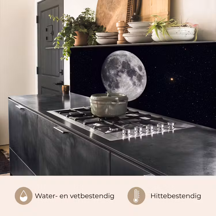 Keuken achterwand - Maan - Sterren - Ruimte - Maan - Sterren - Ruimte keuken achterwand 2 middel