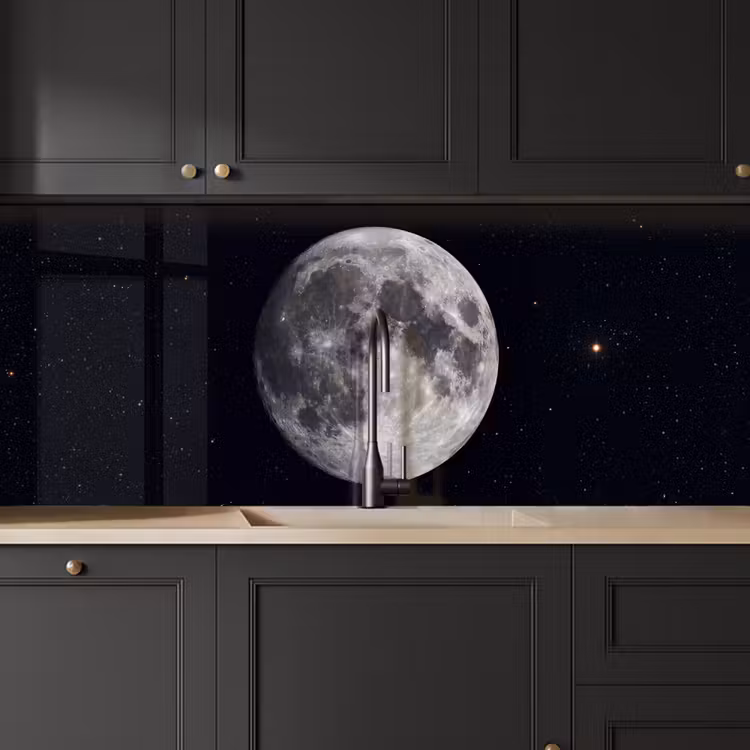 Keuken achterwand - Maan - Sterren - Ruimte - Maan - Sterren - Ruimte keuken achterwand 2 middel