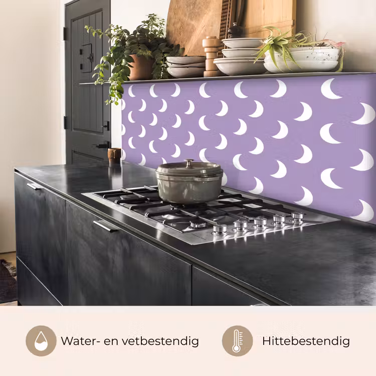 Manen - Patroon - Paars keuken achterwand 2 middel 871 -usp_NL