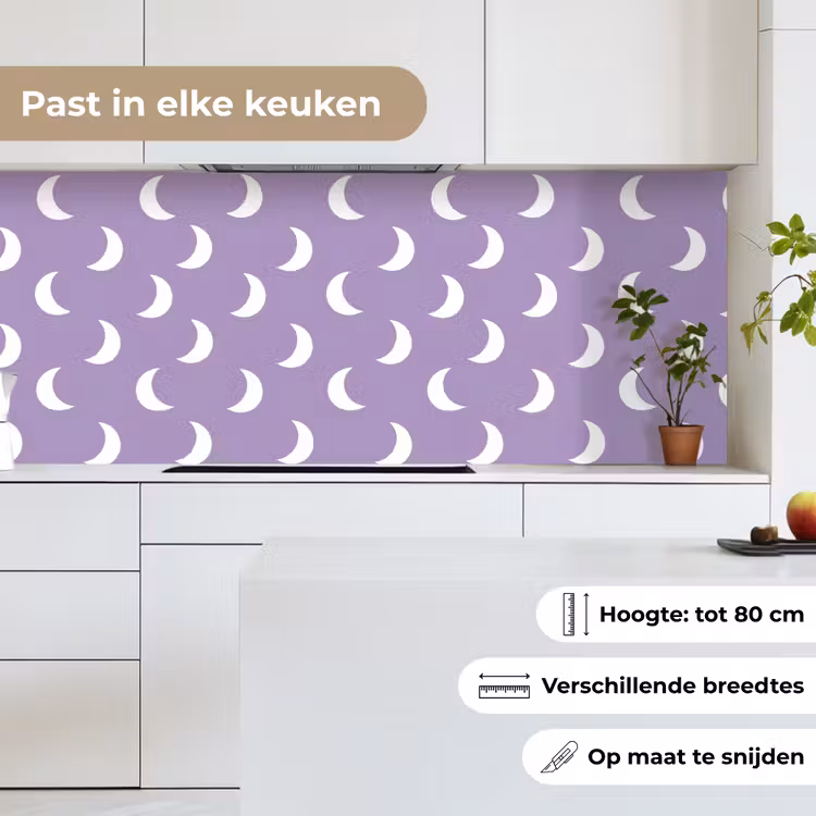 Manen - Patroon - Paars keuken achterwand 2 middel 871 -sfeer4_NL