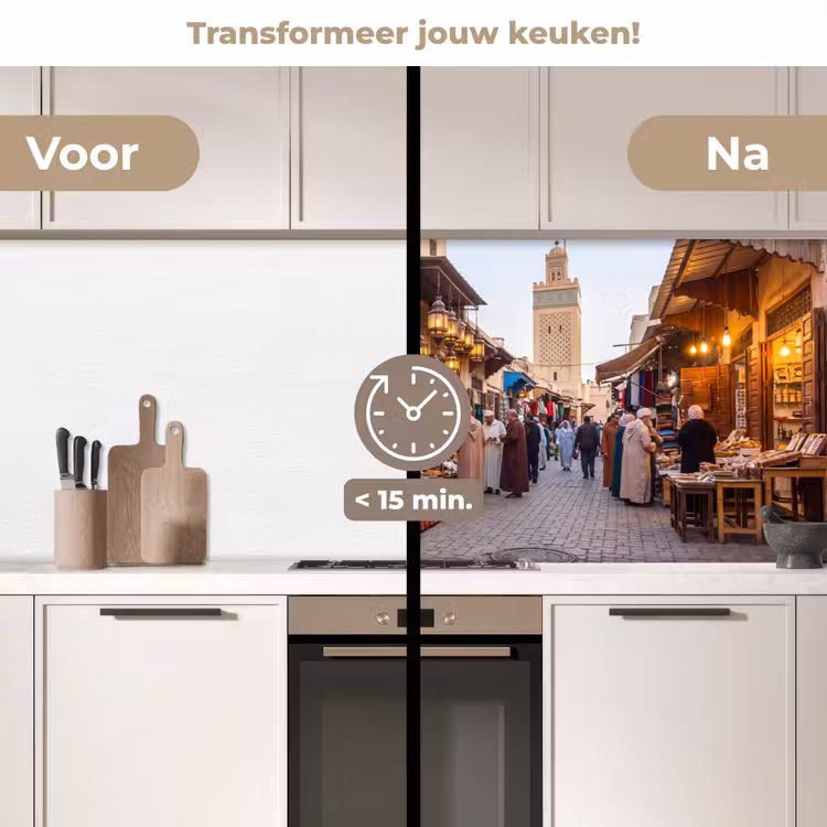 Keuken achterwand - Markt - Oosters - Kleurrijk - Markt - Oosters - Kleurrijk keuken achterwand 2 middel