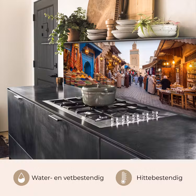 Keuken achterwand - Markt - Oosters - Kleurrijk - Markt - Oosters - Kleurrijk keuken achterwand 2 middel