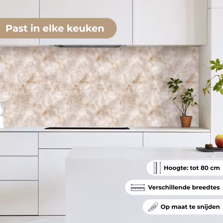 Marmer - Patroon - Klassiek keuken achterwand 2 middel 871 -sfeer4_NL