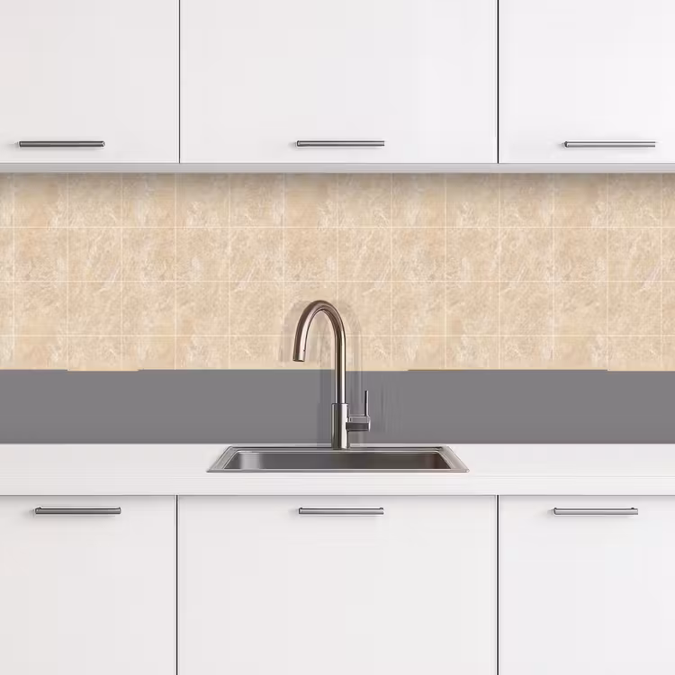 Marmer - Tegels - Beige keuken achterwand 2 middel 871 -3d